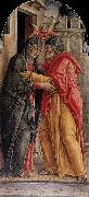Bartolomeo Vivarini The Meeting of Anne and Joachim oil painting on canvas